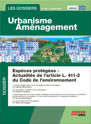 Les Dossiers Urbanisme Aménagement - n°56 août 2023