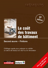 Le coût des travaux de bâtiment : Second œuvre - Finitions