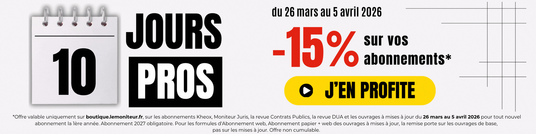Moniteur - les 10 jours pros