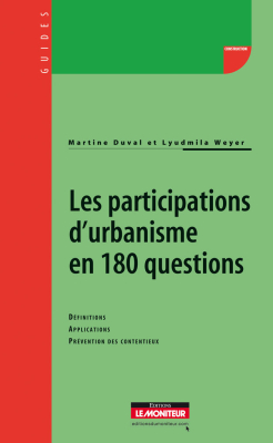 Les participations d’urbanisme en 180 questions