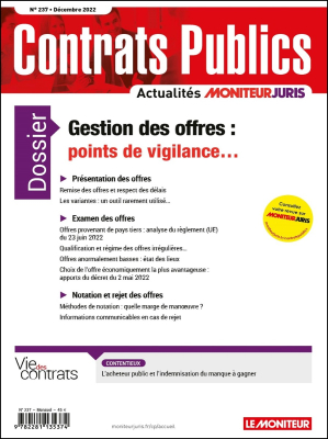 Contrats publics 237 - Décembre 2022