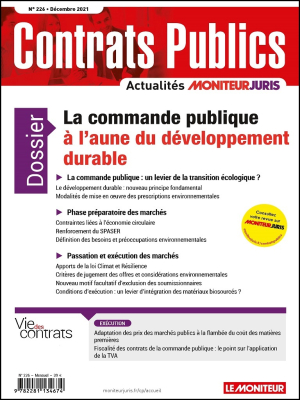 Contrats publics 226 - Décembre 2021