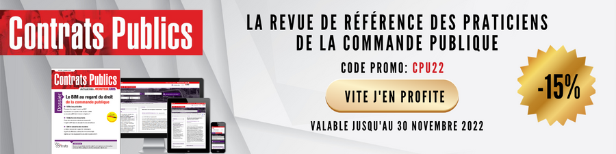 Moniteur - Bannière Contrats Publics