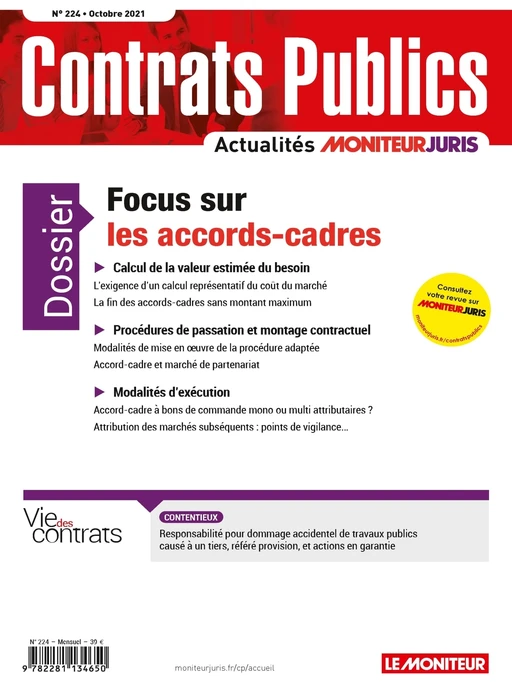 ACCP  n° 224 octobre 2021 -  Collectif - Le Moniteur