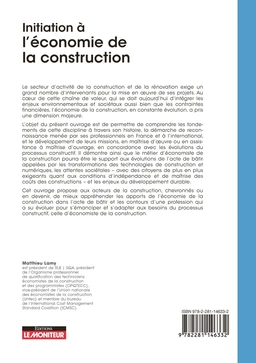Initiation à l'économie de la construction - Extrait 1