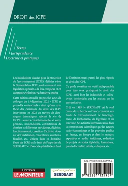Droit des ICPE 2023 - Extrait 1