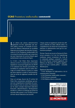 CCAG Prestations intellectuelles commenté - Extrait 1