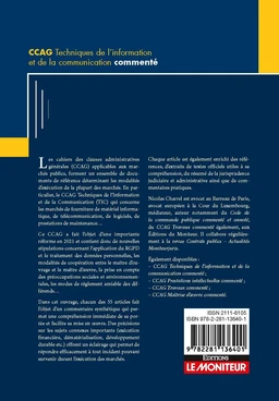 CCAG Techniques de l'information et de la communication commenté - Extrait 1