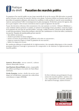 Passation des marchés publics - Extrait 1