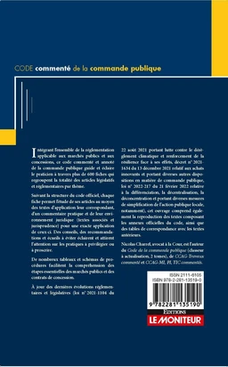 Code commenté de la commande publique - Extrait 1