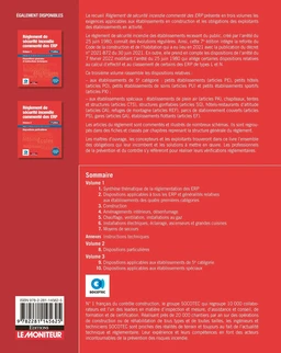 Règlement de sécurité incendie commenté des ERP volume 3 - Extrait 1