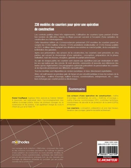 230 modèles de courriers pour gérer une opération de construction - Extrait 1