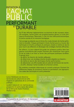 Initiation à l'achat public performant et durable - Extrait 1