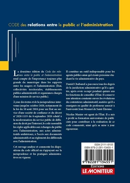 Code des relations entre le public et l'administration - Extrait 1