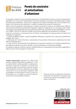 Permis de construire et autorisations d'urbanisme - Extrait 1